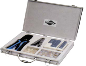telephone rj45 tool kits with cable tester