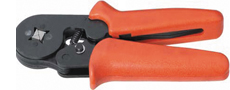 self-adjusting crimping pliers for cable ferrules