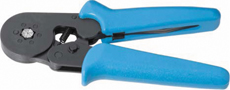 self-adjusting crimping pliers for cable ferrules